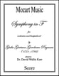 Symphony in F Orchestra sheet music cover